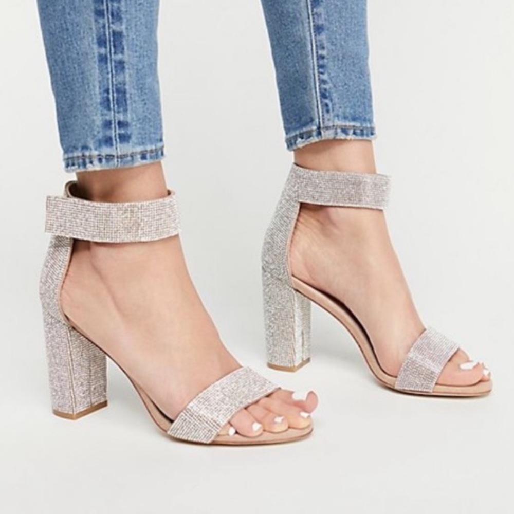 BRAND NEW Jeffrey Campbell Sparkly Lindsay Sandal
